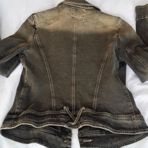 Denim Jacket made in Italy Size S - Picture 5 of 7